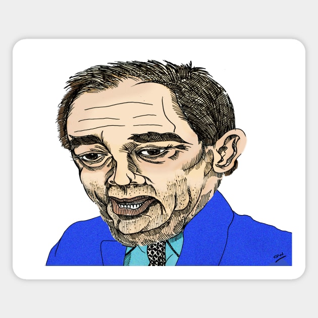 Alex Salmond Funny Cartoon Caricature 2 Sticker by grantwilson